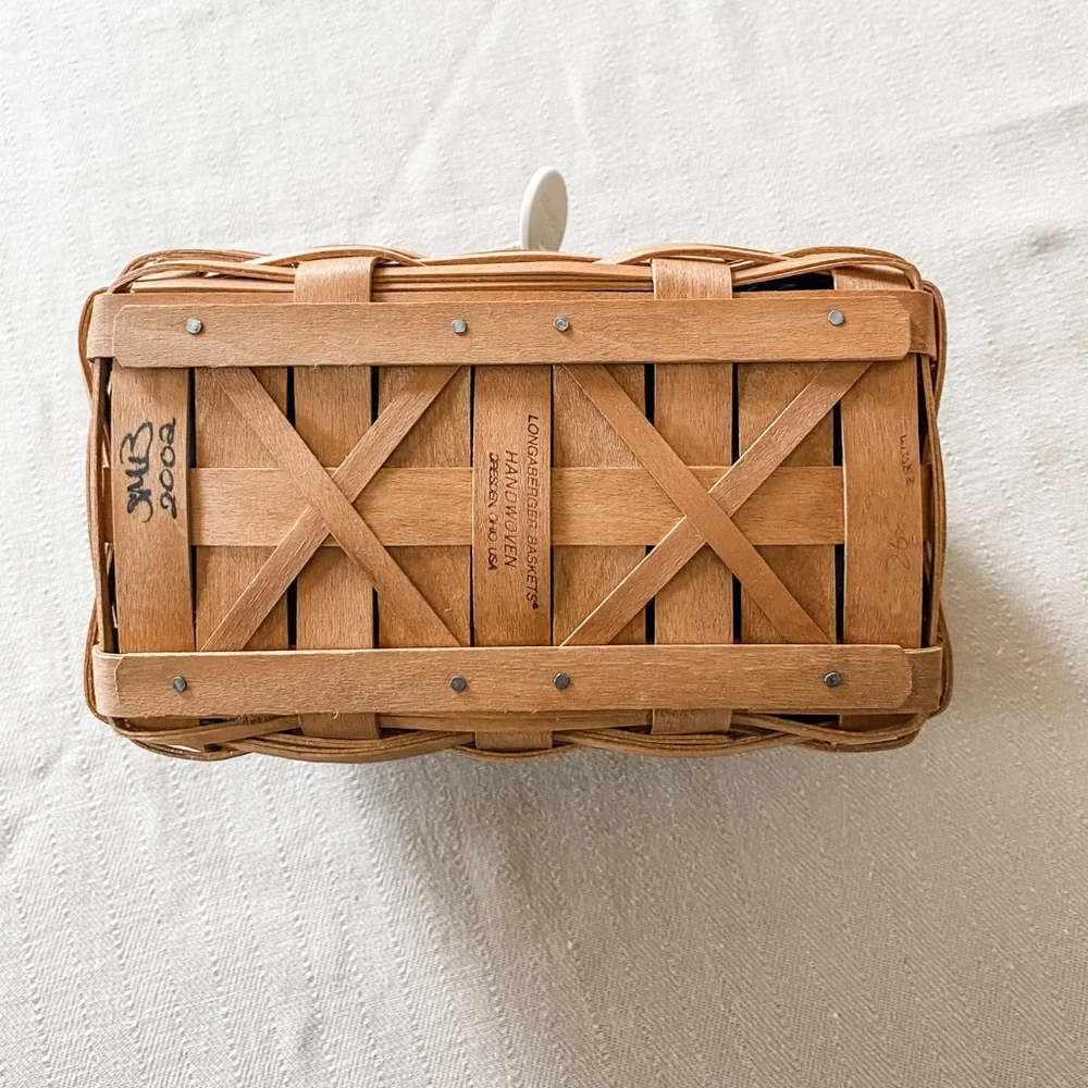 Longaberger Treats Basket with Liner and Protector